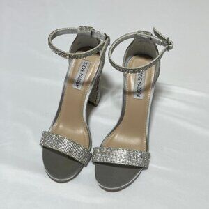 Sandal Steve Madden Declair-R Rhinestone Womens Size 8.5 M